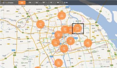 在指房向官网上如何通过地图寻找房源?